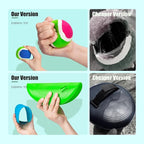 EVERICH Upgraded Toss and Catch Ball Game Set - Indoor and Outdoor Games for Kids 3-12, Beach Sand Pool Water Toy Includes 4 Paddles 4 Sticky Balls, Great Birthday Easter Gifts for Boys Girls