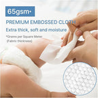 BEBESUP-Korea’s #1 Sensitive Baby Wipes -Hypoallergenic Water-based Unscented Alcohol-Free Extra-Thick Ｏrganic Superfood Extracts Plant- Based for sensitive skin Flip-Top (1 Pack)