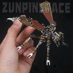 3D Metal wasp Puzzle, Punk Insect Metal Model, 3D Puzzle Mechanical wasp Building Blocks, Fun DIY Assembly, high-end Men's Gifts.