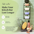 Kitsch Tea Tree Shampoo and Conditioner Set – Anti Dandruff Shampoo Bar & Conditioner Bar - Hair Care for All Hair Types - Free of Paraben, Sulfate & Silicone - Made in USA - 2 pcs