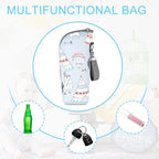 Accmor Baby Bottle Tote Bags, Insulated Breastmilk Cooler Bag, Nursing Bottle Warmer Bag for Nursing Mom Daycare Travel