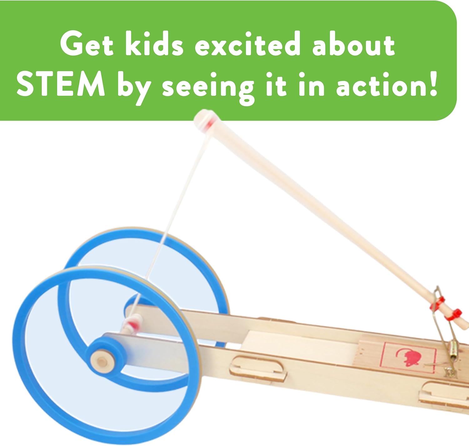 STEM Kit – 3 DIY Car Projects Powered by Rubber Bands, a Solar Cell, and a Mousetrap - STEM Kits for Kids Ages 8-14 – Educational DIY Kit for Classroom, Homeschool, Science Projects, or Gifts