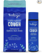 Oilogic Baby Stuffy Nose & Cough Power Bundle with Vapor Bath Relief & Epsom Salt Soak - Baby Bath Essentials - Made with Blended Essential Oils