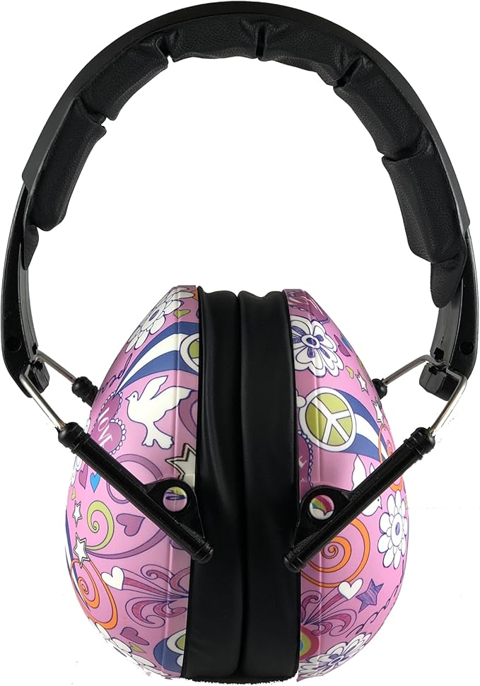 BANZ Kidz Earmuffs 2 Years & Older - Loud Noise Cancelling Kids Headphones & Toddler Ear Muffs, Size Adjustable