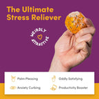 Speks Geode Sphere Magnetic Fidget Toy for Adults | Quiet Adult Sensory Toy for Stress Relief & Anxiety, Office Desk Toy & Top Gadget Gift Idea | Warm, 12-Piece Set