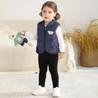 Baby Boys Girls Fleece Vest Zip Up Cute Bear Jackets Fuzzy Fall Winter Warm Clothes Newborn Outwear for Toddler Infant