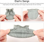 BQUBO Newborn Infant Toddler Mittens No Scratch Cotton Elastic Wrist Gloves Hypoallergenic for 0-6 Months Baby Boys Girls
