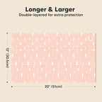 Organic Burp Cloths Baby Boy, Girl - 6-Pack Large Cotton Burping Cloths for Babies, Spit Up Rags, Super Absorbent, Ultra Soft Newborn Rag, Gender Neutral, Machine Washable, Durable (Dreamers)