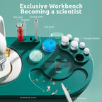 Science Can Microscope for Kids, 1600X Magnification LED Student Microscope with 8 Prepared Slides, Educational Science Lab Toy Great Birthday Gifts, Science Kits for Kids Ages 8-12