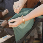 Tiny Twinkle Mess proof Waterproof Wet Dry Bag,2pk Reusable Wet Bags for Swimsuits&Baby Clothes,Leakproof Wet Bag,Waterproof Bag for Travel&Diaper bag,Wet Bags for Baby (Slate, Olive)