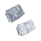 ALVABABY 2pcs Cloth Diaper Wet Dry Bags Waterproof Reusable with Two Zippered Pockets Travel Beach Pool Daycare Soiled Baby Items Yoga Gym Bag for Swimsuits or Wet Clothes L-YX3536