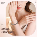 105pcs 10mm Rhinestone Beads for Jewelry Making, Gray Shiny Round Disco Ball Beads Bulk, Sparkle Crystal Clay Christmas for Bracelet Baseball Necklace Earring Crafting and DIY