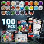 100pcs Magnetic Blocks Magnetic Building Blocks Set, Kids Sensory Toy for Toddlers STEM Learning, Stacking Magnets for Kids