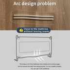 3-Piece U Type Toddler Bed Rails, Folding Baby Bed Guard for Kids, Adjustable, Safety, Convenient Bed Rails, Guard Rail for Twin, Full, Queen& King Size (Pink Cartoon, 74.8x78.74x78.74 Inch)