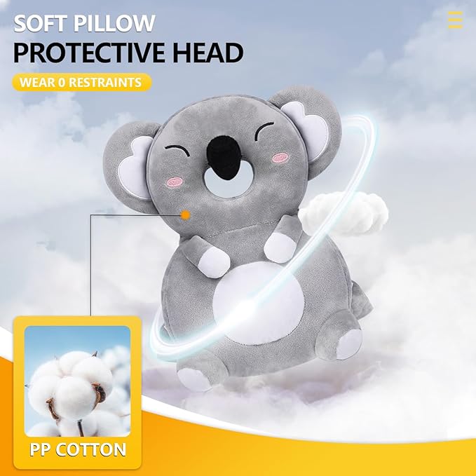 Baby Head Protector,Adjustable Baby Head Protection Backpack (Koala)