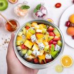 LIANYU Stainless Steel Bowls for Kids, 4 Pack Toddler Bowls 12oz, Double-walled Insulated Metal, Baby Children Feeding Dinnerware, Dishwasher Safe & Non Toxic