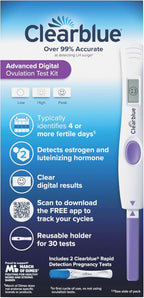 Clearblue Advanced Digital Ovulation Test Kit, 32 Count