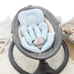 GFU Infant Car Seat Insert Head and Body Support, Reversible Newborn Insert for Carseat with Strap Pads, Soft Stroller Cushion Pillow Insert for Boys and Girls, Fits for Stroller, Swing, Lightblue