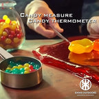 KNINE OUTDOORS Infrared Thermometer Laser Temperature Gun, -58℉ to 1112℉, Single Laser Targeting, Distance to Spot Ratio 12:1, for Cooking, Oven and Meat (Orange)