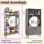 Anti Tip Furniture Anchors (6 Packs) Furniture Anchors for Baby Proofing, Earthquake Straps for Furniture Dresser Wall Safety Anchor Furniture Safety Straps Wall Straps, White