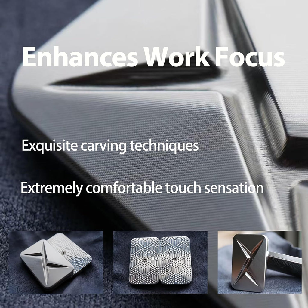 Infinite Lightning Fidget Slider Luminous Metal Magnetic Fidget Toys Adults for Stress Relief (Greenlight)