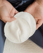 Kindred Bravely Organic Reusable Nursing Pads, Washable, for Breastfeeding & Leaking with Carry Bag, 10 Pack 4.5" D (Twilight Regular)