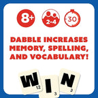 Dabble® Word Game | Fast-Paced Family Board Game | Enhances Spelling and Vocabulary for All Ages | Spell The First Five Words | Award-Winning and Educational Learning Game | Great Game for All Ages