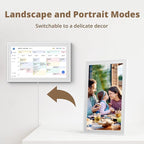 Dragon Touch 21.5" Digital Calendar Chore Chart – 1080P Full HD Interactive Touchscreen, Smart Family Planner, Hearth Display Digital Calendar Wall & Desk Mountable for Seamless Scheduling