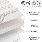 59x59 Baby Play Mat, Foldable Baby Mat for Floor Tummy Time and Crawling Mat, Waterproof & Anti-Slip Reversible Portable Play Mat for Toddler Infant