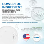 MediQuick Antiseptic Spray Mist 4 Fl Oz | Skin & Wound Repair First Aid Spray for Burns & Cuts with 12 Hour Action | Helps Heal Acne Rash Eczema Itch Bites & More | Safe Wound Wash with No Sting