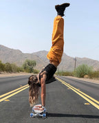 Clear Longboard Skateboard - Transparent Acrylic Long Boards with Light-Up LED Wheels for Smooth Rides - Ride The Streets in Style with Longboard Built for Beginners & Pros Alike