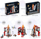 Space Exploration Shuttle Toys for 6 7 8 9 10 11 12 Year Old Boys 12-in-1 STEM Aerospace Building Kit Toy with Heavy Transport Rocket and Launcher Best Gifts for 6-12 Year Old Boys (566 PCS)