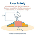 ECR4Kids SoftZone Junior Mix n' Match Step, Beginner Playset, Emerald, 2-Pack