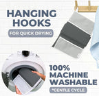 Comfortable Baby Bath Kneeler and Elbow Rest Pad Set – Thick Memory Foam Bath Kneeling Pad with Elbow Support – Baby Bathtub Cushion with Toy Organizer for Bathing Infant or Toddler - Dark Grey