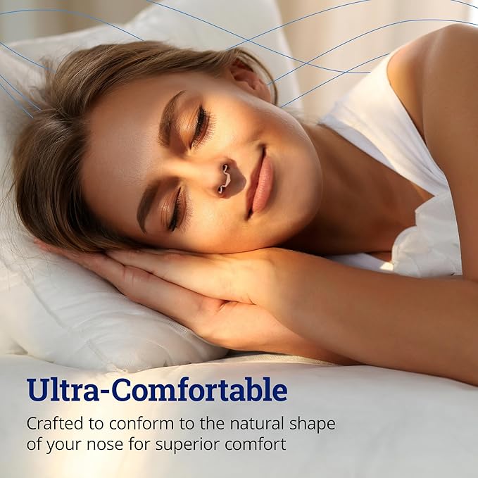 ZQuiet, Breathe, Anti-Snoring Nasal Dilator with Storage Case, Natural Snoring Solution, 2 Count, 30-Day Supply, Made in USA