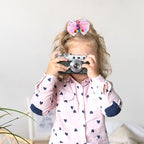 Birthday Hair Bow for Baby Girls 1 2 3 4 5 6 Year Old Sprinkle Hair Clips Happy Birthday Decorations for Girls Toddlers With Pom-Poms Ice Cream Candy Party Pink Hair Accessories for 5th Sweet Party