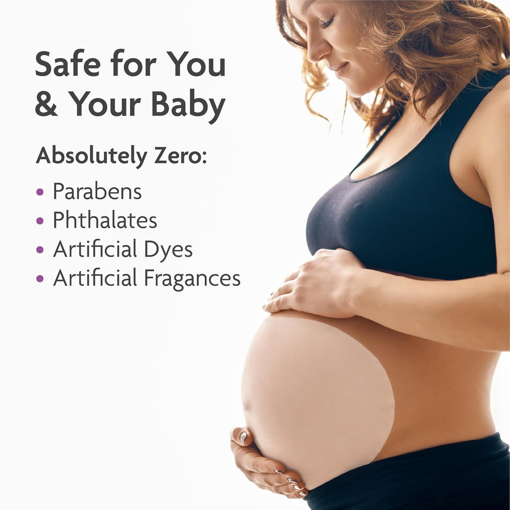 TriLASTIN Belly Masks - Belly Masks for Pregnant Women - Hydrating & Soothing for Itchy Skin - Reduces Stretch Marks - Safe for Sensitive Skin - Paraben & Phthalate-Free - Made in USA - 4 Pack