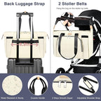 ITIEZY Diaper Bag Tote for Baby - Large Mommy Bag with Portable Changing Pad Pacifier Case, Hospital Bags Travel Baby Bag