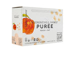 White Leaf Provisions Organic Purees/Baby Food Pouches - Fruits, Veggies & Grains, Toddler snack, Regeneratively Farmed, No Added Sugar, Non-GMO, BPA-Free Pouches 3.17 oz (Pack of 24, Peach + Oat)