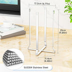 Water Bottle Drying Rack, Stainless Steel Baby Bottle Drying Rack, Collapsible Bottles Dryer Rack, Cup Rack Dryer for Water Bottles, Multifunctional Draining Rack for Sport Bottle, Reusable Bag