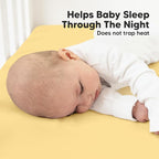 KeaBabies 2-Pack Organic Crib Sheets for Boys, Girls - 52x28 Fitted Crib Mattress Sheet Neutral, Breathable Jersey Cotton Cover for Baby Bed, Toddler Mattress, Soft & Cute Prints (Sunshine)