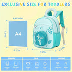 SUN EIGHT Kids Backpack with Plush Toy – Cute & Durable School Bag for Toddlers and Kindergarten