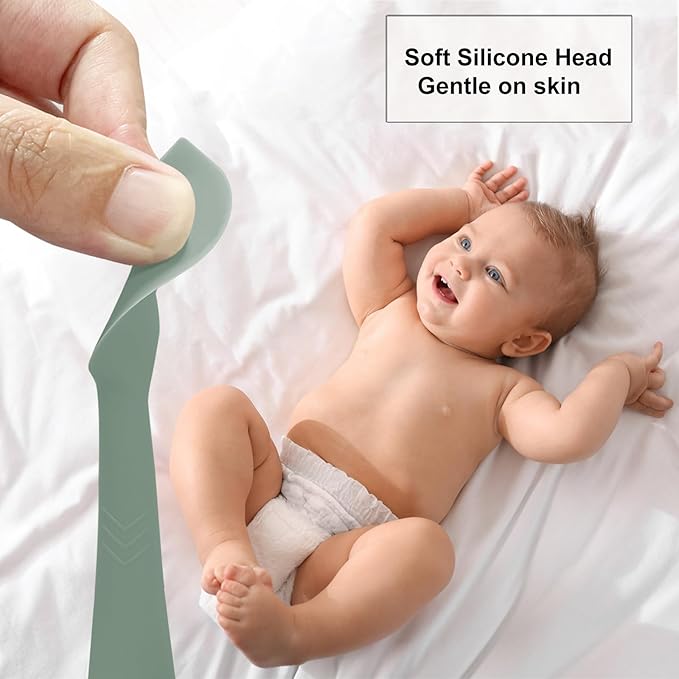 Baby Diaper Cream Spatula, 3 pack Baby Butt Paste Spatula, Diaper Cream Applicator for Newborn Babies, Diaper Cream Brush Suitable for Aquaphor Desitin