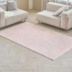 Baby Care Soft Rug (Prestige, Ikat - Inca Pink) 98'' x 59'' Original One-Piece Reversible Rollable Waterproof Play Mat for Infants, Babies, Toddler, and Kids