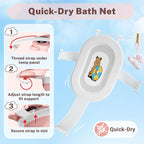 AVIDOR Baby Bathtub,Collapsible Bathtub for Newborn to Toddler,Durable Essential Infant Bath Tub,Portable Travel Baby Tub with Soft Cushion,No-Slip Hanging and Detachable(Pink)