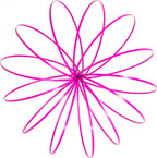 Digital Energy Kinetic Educational Spring Toy - Multi Sensory Interactive 3D Shaped Flow Ring ()