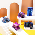 Galaxy Cubes Bulk Toys Gifts Space Astronaut Sensory Stress Anxiety Relief Cool Hand Mini Kill Time Cube Toys Party Favors Stuffers for ADHD Teens Adults, 5 Styles(Fresh Style,30 Pieces)