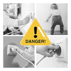 Outlet Cover Baby proofing -32 Pack Plug Covers for Electrical Outlets with Dual Safety Locks, Child Proof Outlet Covers Improved Baby proofing outlets