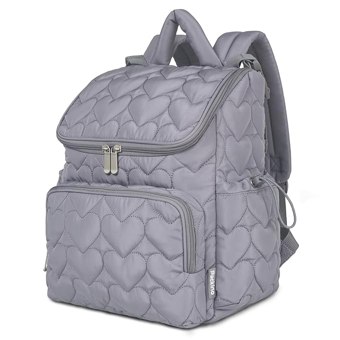 Baby Diaper Bag Backpack, Multifunction Baby Bag for Mom Dad, Large Capacity Diaper Backpack with Changing Pad Stylish Pañaleras para Bebe Stroller Straps, Newborn Baby Essentials Must Haves for Women