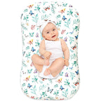 Hooyax Baby Lounger Cover for Boys and Girls, Newborn Lounger Slipcover Removable Infant Floor Seat Baby Nest Cover, Baby Padded Lounger Cover, Butterfly